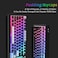 Womier Pudding Keycaps, PBT Keycaps 165 Keys Set, Custom Keycap Set, Shine Through OEM Profile, Universal Compatibility for 100%, 75%, 65%, 60% Mechanical Keyboards - Black
