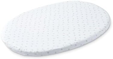 Stokke Sleepi Mini Fitted Sheet by Pehr, Grey Dotty