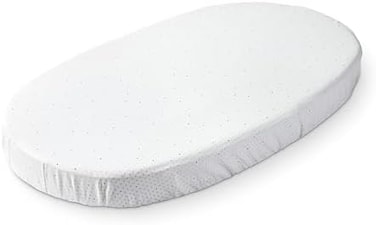 Stokke Sleepi Fitted Sheet by Pehr, Rainbow Dot - Soft Sheets for Stokke Sleepi MiniCrib/Bed - Available in Playful Patterns - 100% Cotton