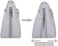 Vercord Expandable Nylon Handbag Purse Organizer Insert Liner Shaper Bag In Bag Beige Grey Large