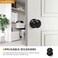KNOBWELL 2 Pack Black Closet Door Knobs Dummy Door Knob, Individual Dummy Door Knob Single Side, Matte Black Interior Door Knobs, Easy Installation