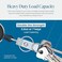 Will Well ID Badge Holders with Clip and Keyring - Vertical Clear Plastic 2.52" x 3.58" Sleeves Fit Up to 3 Cards - Retractable 24" UHMWPE Fiber Pull Cords for Easy Access - 2-Pack, Black Reels