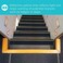 LifeGrip Anti Slip Traction Tape with Reflective Stripe, 4 Inch x 30 Foot, Best Grip Tape Grit Non Slip, Outdoor Non Skid Treads, High Traction Friction Abrasive Adhesive for Stairs Step, Black
