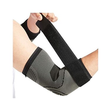 Bodyprox Elbow Brace with Strap for Tendonitis 2 Pack, Tennis Elbow Compression Sleeves, Elbow Support, Golf Elbow Treatment
