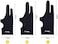 WooKoudai Digital Drawing Glove 2 Pack,Artist Glove for Drawing Tablet,ipad,Sketching,Art Glove with Two Finger for Right Hand and Left Hand （Smudge Guard,Small,2.95 x8.18inch