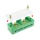 WMYCONGCONG WGCD 660V 30A Single Phase 2 Inlet 12 Outlet Meter Box Junction Power Distribution Terminal Block (2 Inlet 12 Outlet