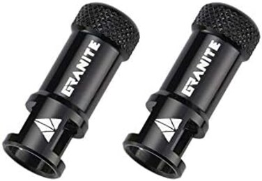 Granite Juicy Valve Cap with Valve Core Removing Function (Black