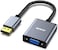 محول BENFEI من DisplayPort إلى VGA، محول إدخال DisplayPort إلى إخراج VGA متوافق مع Lenovo وDell وHP وغيرها من العلامات التجارية [موصلات مطلية بالذهب، غلاف من الألومنيوم وكابل من النايلون]