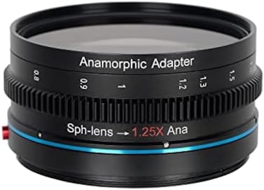 SIRUI 1.25x T2.9 Anamorphic Adapter with Front Single Focus, 82mm Rear Thread