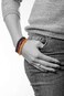 AMBERAGE Natural Baltic Amber Bracelet for Adults (Women/Men- Hand made From Raw-Unpolished/Certified Baltic Amber Beads(6 Colors