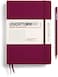 دفتر ملاحظات LEUCHTTURM1917 A5 (متوسط، غلاف مقوى، 249 صفحة، منقط، أحمر داكن)