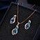 Hermosa Jewelry Sets Australian Created Opal Necklace Earrings Mother's Day Gifts Jewelry for Mom
