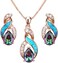 Hermosa Jewelry Sets Australian Created Opal Necklace Earrings Mother's Day Gifts Jewelry for Mom