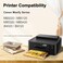 خراطيش حبر صبغي متوافقة مع طابعات Miss Deer PGI-2200XL، تعمل مع طابعات Maxify MB5320 وMB5120 وMB5020 وiB4120 وiB4020 (عبوة من 5 خراطيش: 2 أسود صبغي، 1 سماوي، 1 أرجواني، 1 أصفر)