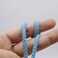 Tenn Well Braided Cotton Cord, 165 Feet 5mm Wide Macrame Cotton Rope for Plant Hangers Wall Hangings Dream Catchers DIY Crafts (Blue