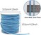 Tenn Well Braided Cotton Cord, 165 Feet 5mm Wide Macrame Cotton Rope for Plant Hangers Wall Hangings Dream Catchers DIY Crafts (Blue