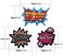 Qingxii Decorr Charm 12pcs Assorted Pow Bam Wow Letter/Alphabet Sewing on/Iron on Embroidered Patches Clothes Dress Hat Pants Shoes Curtain Sewing Decorating DIY Craft Embarrassment Applique Patches