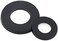 Sutemribor Nylon Flat Washer Assortment Set 600 pcs, 9 Sizes - M2 M2.5 M3 M4 M5 M6 M8 M10 M12, Black