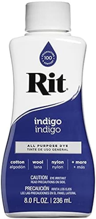 Rit Dye Liquid 8 Fluid oz Indigo