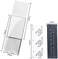 Wukong Magnetic Name Tags Kit, Magnetic Badge Holders w/ 3 Strong Neodymium Magnets, 3M Adhesive Tape, Clear Acrylic Mini Sign Display Holder and Printable Name Label, Business Name Tag/ID Badge Set o