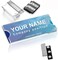 Wukong Magnetic Name Tags Kit, Magnetic Badge Holders w/ 3 Strong Neodymium Magnets, 3M Adhesive Tape, Clear Acrylic Mini Sign Display Holder and Printable Name Label, Business Name Tag/ID Badge Set o