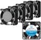 WINSINN 25mm Fan 5V DC Brushless Quiet Cooling 2510 25x10mm for 3D Printer Notebook - 2Pin 0.1A 0.5W 8500-10% RPM (Pack of 5Pcs