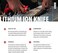 BUBBA Li-Ion Cordless Electric Fillet Knife with Non-Slip Grip Handle, 4 Ti-Nitride S.S. Coated Non-Stick Reciprocating Blades, Charger and Case for Fishing