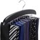 SunTrade Wooden Tie Hanger,24 Tie Organizer Rack Hanger Holder Hook (Black, 24 Hooks