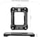 Thermalright Intel 12th/13th Generation LGA1700 Anti-Bending Buckle, Curved Pressure Plate,CPU Stress Bending Correction Fixer, Fully Fitted and Fixed Without Trace Installation (Black