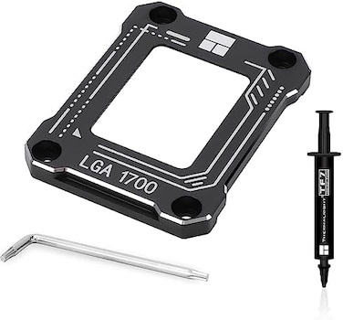 Thermalright Intel 12th/13th Generation LGA1700 Anti-Bending Buckle, Curved Pressure Plate,CPU Stress Bending Correction Fixer, Fully Fitted and Fixed Without Trace Installation (Black
