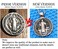 enhong Men's St Benedict Exorcism Pendant Necklace Stainless Steel Catholic Roman Cross Demon Protection Ghost Hunter Silver
