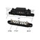 Mofeez Mofeez Bus Bar -3x1/4&acirc;&acirc;&sbquo;&not; Post,10x8 Screw Terminal Power Distribution Block with Ring Terminals(Pair - RedBlack