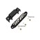 Mofeez Mofeez Bus Bar -3x1/4&acirc;&acirc;&sbquo;&not; Post,10x8 Screw Terminal Power Distribution Block with Ring Terminals(Pair - RedBlack