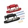Mofeez Mofeez Bus Bar -3x1/4&acirc;&acirc;&sbquo;&not; Post,10x8 Screw Terminal Power Distribution Block with Ring Terminals(Pair - RedBlack