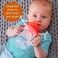 b.box Sippy Cup with Innovative Continuous Flow Weighted Straw Cup, Baby Straw Cup, Drink from Any Angle, Easy-Grip Handles, 8oz, 6 Months, Orange Zing