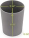 WEESPROUT Bamboo Toddler Cups - 4 pc Set (10 fl oz- Best Eco-Friendly, Non-Toxic Non Plastic Cup Pack for Toddlers, Big Kids or Baby - Dishwasher Safe - Natural, BPA Free