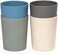 WEESPROUT Bamboo Toddler Cups - 4 pc Set (10 fl oz- Best Eco-Friendly, Non-Toxic Non Plastic Cup Pack for Toddlers, Big Kids or Baby - Dishwasher Safe - Natural, BPA Free