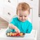 WEESPROUT Bamboo Toddler Plates - 4 pc Set (8" x 8" x 1"- Best Eco-Friendly Dinnerware Plate Pack for Children, Big Kids and Baby - Dishwasher Safe - Natural, BPA Free, Non-Toxic