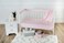 American Baby Company Heavenly Soft Chenille Sherpa Receiving Blanket, 3D Pink Cloud, 30" x 35", for Girls(Pack of 1
