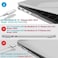 جراب IBENZER متوافق مع أجهزة MacBook Air مقاس 13 بوصة موديلات 2020 و2021 و2022 (M1 A2337 A2179 A1932)، جراب صلب، غطاء لوحة مفاتيح، واقي شاشة لجهاز Mac Air 13 المزود ببصمة Touch ID، شفاف تمامًا، AT13CY