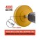 TCP Global Rubber Eraser Wheel - Adhesive Remover Tool, Removes Vinyl Decals, Pinstripes, Stripes, Stickers, Tape, Emblems, Graphics on Autos, Cars, Trucks, RV's, Signs
