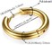 Gabry&amp;jwl 316L Surgical Stainless Steel Huggie Hoop Earrings 6mm 8mm 10mm 11mm 12mm 14mm Hypoallergenic Earrings Hoop Cartilage Helix Lobes Hinged Sleeper Earrings For Men Women Girls