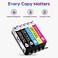 خراطيش حبر متوافقة من ONLYU لطابعات كانون 280 و281، بديلة لـ PGI-280XXL وCLI-281XXL، متوافقة مع طابعات PIXMA TR7520 وTR8520 وTS6120 وTS6220 وTS8220 وTS9120 وTS9520 وTS9521C (عبوة من 5 خراطيش).