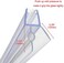 Cozylkx Frameless Shower Door Bottom Seal with Drip Rail for 3/8"(10mmGlass, Length 27.5"/0.7m, Glass Door Sweep Stop Shower Leaking