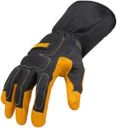 Dewalt Premium MIG/TIG Welding Gloves, Gauntlet-Style Cuff, Large