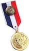 Zthread Women Men's Navy Badge Military Hero Medals Blazer Suit Brooch Pin 3pcs / Set