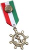 Zthread Women Men's Navy Badge Military Hero Medals Blazer Suit Brooch Pin 3pcs / Set