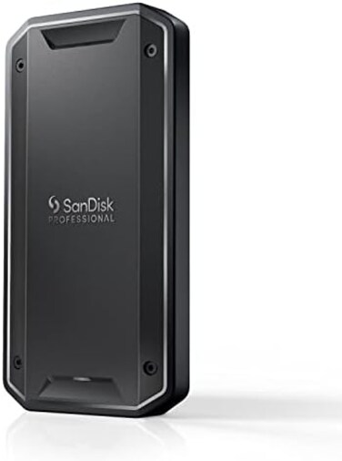 SanDisk Professional SanDisk SDPS31H-002T-GBCND Professional 2TB PRO-G40 SSD up to 2700MB/s, External Solid State Drive, Thunderbolt 3 (40Gbps, USB-C (10GbpsUltra-rugged IP68 dust/water resistance