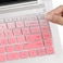 MUBUY-GOL Keyboard Cover Design for HP Pavilion x360 14" Laptop 14M-BA 14M-CD 14-BF 14-BW 14-cm Series 14M-BA011DX 14M-BA013DX 14M-BA015DX 14M-BA114DX 14M-CD0001DX 14M-CD0003DX -Gradual Pink