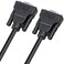 DTECH DB9 RS232 Serial Cable Female to Female Null Modem Cord Cross TX/RX line for Data Communication (5 Feet Black